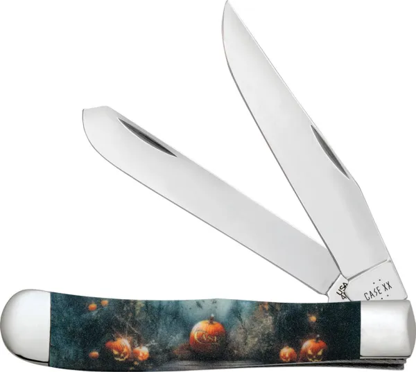 Case Cutlery Halloween Trapper Smooth White CA10642