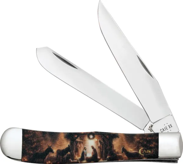 Case Cutlery Merry Christmas Trapper CA10643