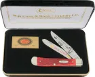 Case Bass Fever Trapper Red 4 1/8 Trapper Gift Box