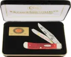 Case Bass Fever Trapper Red 4 1-8 Trapper Gift Box CA106R