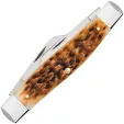 Case Cutlery Large Stockman Amber Bone CA10724