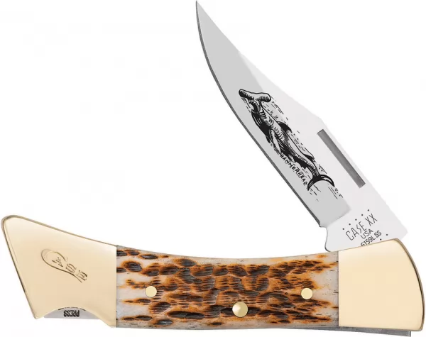 Case Hammerhead Lockback Amber CA10725