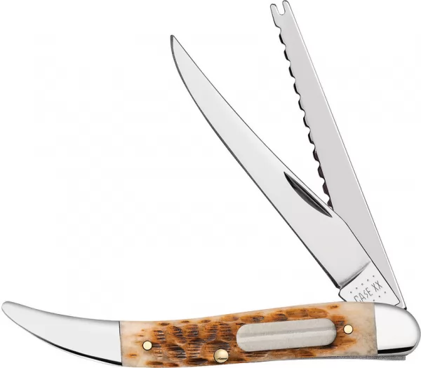 Case Fishing Knife Amber Bone CA10726