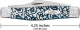 Case Cutlery Larg Stockman Med Blue CA10751