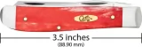 Case Cutlery Mini Trapper Dark Red Bone CA10761