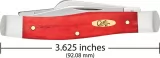 Case Stockman Dark Red Bone CA10762