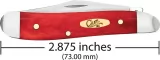 Case Peanut Dark Red Bone CA10763