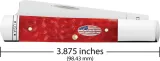 Case Razor Dark Red Bone CA10766