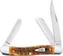 Case Cutlery Med Stockman Burnt Amber - CA10778