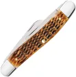 Case Cutlery Med Stockman Burnt Amber CA10778