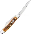 Case Cutlery Med Stockman Burnt Amber CA10778
