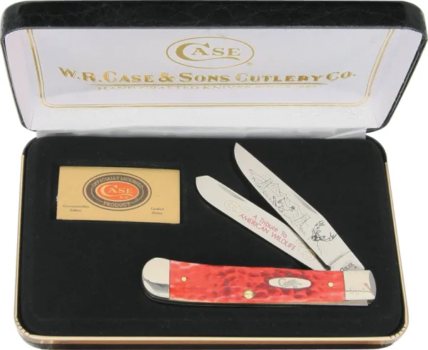 Case Cutlery American Wildlife Deer Trapper Knives CA107R