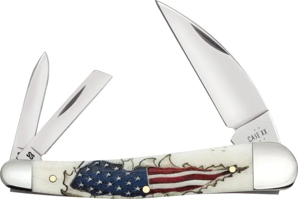 Case Cutlery Seahorse Whittler Flag CA10844