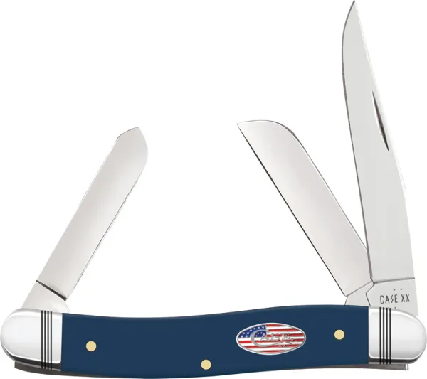 Case Cutlery Med Stockman Navy Blue CA10863
