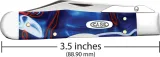 Case Cutlery Cheetah Cub Lockback Patriotic CA11230