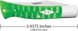 Case Cutlery Axe Handle Bright Green CA11445 Case Cutlery Axe Handle Bright Green CA11445