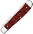 Case Cutlery Trapper Red Burlap CA12270