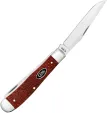 Case Cutlery Trapper Red Burlap CA12270