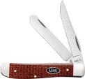 Case Cutlery Mini Trapper Red Burlap - CA12271