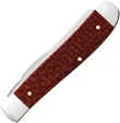 Case Cutlery Mini Trapper Red Burlap CA12271