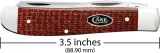 Case Cutlery Mini Trapper Red Burlap CA12271