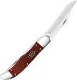 Case Cutlery Dark Red Burlap Micarta®  Sm CA12274