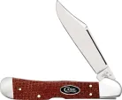 Case Cutlery Copperlock Dark Red Burlap - CA12275