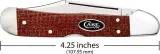 Case Cutlery Copperlock Dark Red Burlap CA12275