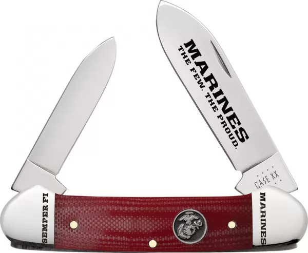 Case USMC Canoe Red G10 CA13200
