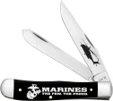 Case Cutlery USMC Trapper Black Synthetic - CA13204