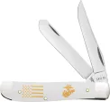 Case Cutlery USMC Mini Trapper White - CA13213