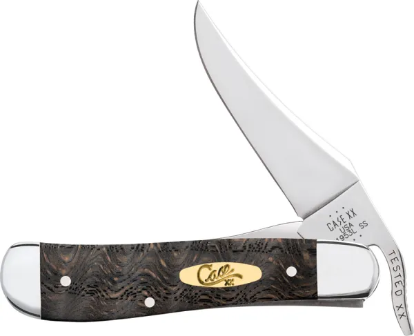 Case Cutlery RussLock Black Curly Oak CA14002