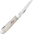 Case Cutlery Mini Trapper Natural Bone CA14091