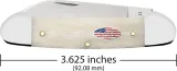 Case Cutlery Canoe Natural Bone CA14092
