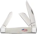 Case Cutlery Lg Stockman Natural Bone - CA14093