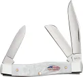 Case Cutlery Stockman White Synthetic - CA14102