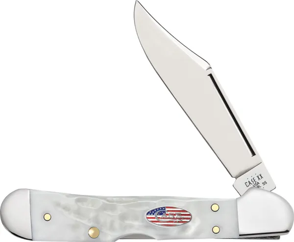 Case Cutlery Copperlock White Synthetic CA14104