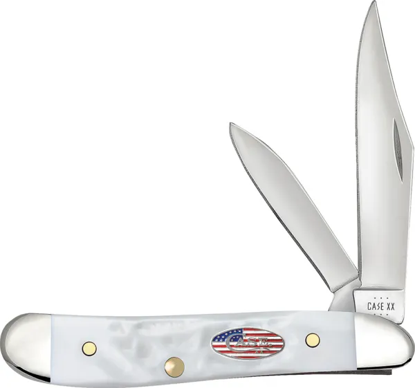 Case Cutlery Peanut White Synthetic CA14105