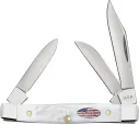 Case Cutlery Stockman White Synthetic - CA14106