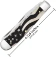 Case Cutlery U.S. Army Trapper Bone CA15053