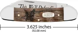 Case Cutlery U.S. Army Canoe Oak CA15055