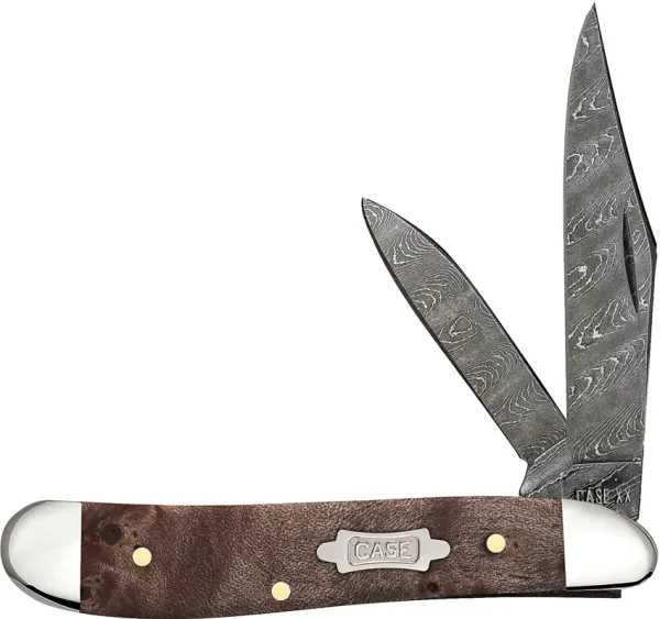 Case Cutlery Peanut Damascus Maple CA15094