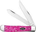 Case Cutlery Trapper Pink Crackle Kirinite - CA16160