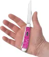 Case Cutlery Trapper Pink Crackle Kirinite CA16160 Case Cutlery Trapper Pink Crackle Kirinite CA16160