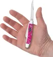 Case Cutlery Med Stockman Pink Crackle CA16161 Case Cutlery Med Stockman Pink Crackle CA16161