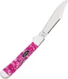 Case Cutlery Mini Copperlock Pink Crackel CA16162 Case Cutlery Mini Copperlock Pink Crackel CA16162