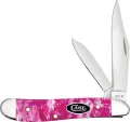 Case Cutlery Peanut Pink Crackle Kirinite - CA16163