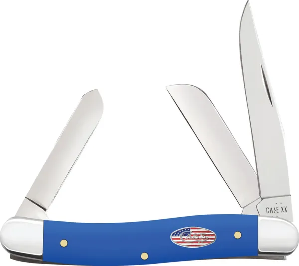 Case Cutlery Med Stockman Royal Blue CA16402