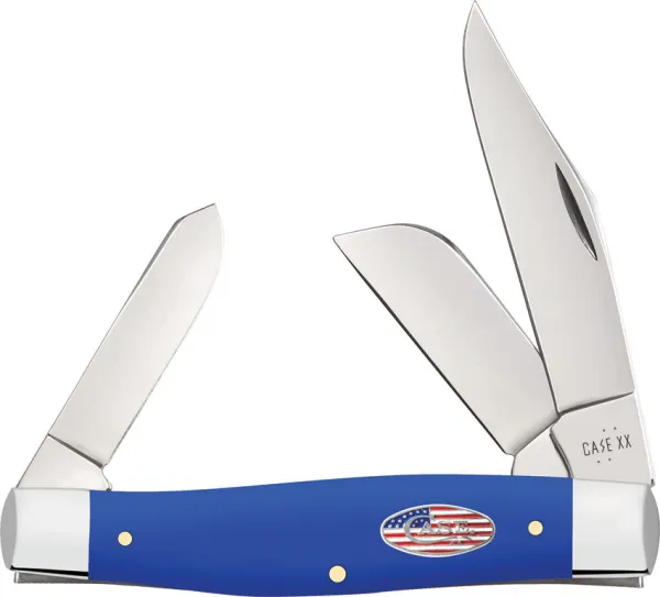 Case Cutlery Lg Stockman Royal Blue CA16405