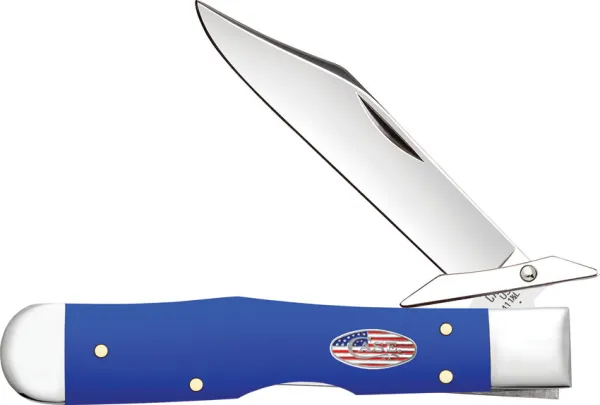 Case Cutlery Cheetah Cub Royal Blue Synthet CA16406